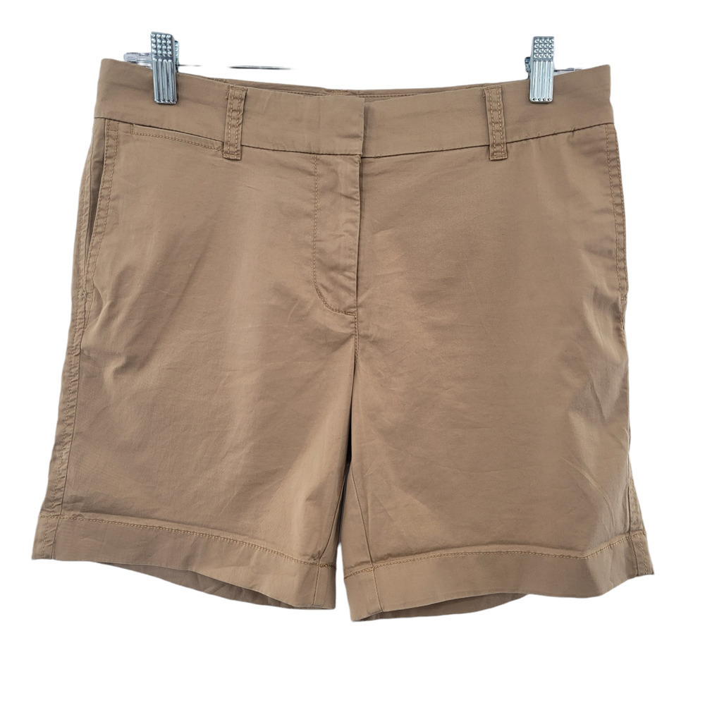 J.CREW Women's Chino Shorts Size 2 NWOT Khaki